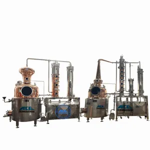Máquina de destilación casera de 3000 L Old Tom Gin Máquina de destilación de alcohol de acero inoxidable