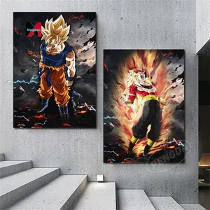 Canvas HD Dragon Ball Z Prints Son Goku Paintings Frieza Wall Artwork poster Modern Home Anime immagini modulari decorazione della stanza