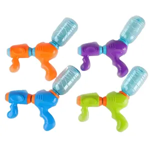 Summer Water Gun with PET Plastic Bottle , Squirt Guns Water Soaker Blaster Toys Water Pistol for Kids Beach Outdoor