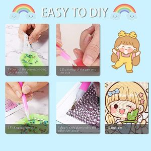 ชุดศิลปะติดเพชร5D น่ารักๆสำหรับเด็กชุดศิลปะและงานฝีมือรูปเพชรแบบ DIY - Product Image 3
