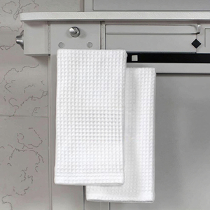 Vente Flash : Essuie-tout de cuisine Rouya A90 en polyester imprimé gaufré, hypoallergénique, couleur unie, design personnalisé, pour la vaisselle et les mains - Product Image 1