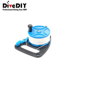 Bobine <span class=keywords><strong>de</strong></span> plongée technique pour grotte <span class=keywords><strong>de</strong></span> navire, résistante aux UV, 270 pieds, ligne <span class=keywords><strong>de</strong></span> descente blanche/orange, accessoires <span class=keywords><strong>de</strong></span> blocage pour le pouce/le doigt - Product Image 3