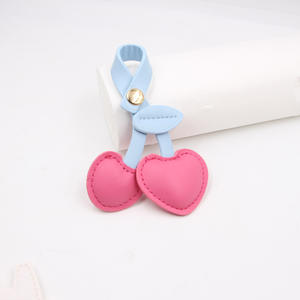 Nuevo Llavero de Cuero PU Colorido con Forma de Corazón Personalizado, Llavero de Moda para Hombres y Mujeres, Colgante para Bolso, Joyería, Regalo - Product Image 4