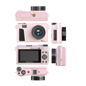 Lumière d'appoint LED, écran HD inclinable à 180 degrés de 3,0 pouces, 18 filtres, appareil <span class=keywords><strong>photo</strong></span> numérique 8K avec zoom numérique 18x et mise au point automatique - Product Image 2