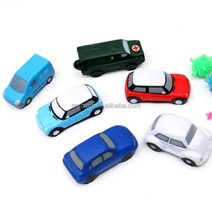 Custom logo PU Foam Car Shaped Stress Ball Toy For Promotion