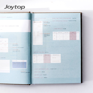Joytop 7987 Bán Buôn Lá Dập A5 Hàng Tuần Nghiên Cứu Kế Hoạch Sổ Tay Bìa Cứng - Product Image 6