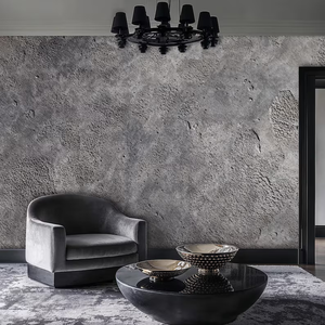 Papel Tapiz de Concreto Gris Vintage Urbano Industrial, Mural Autoadhesivo para Decoración de Apartamentos Tipo Loft - Product Image 1