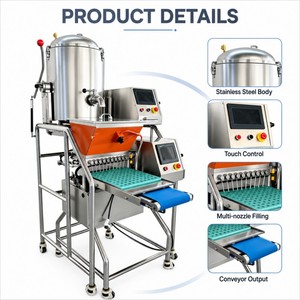 Machine de fabrication de bonbons durs et de bonbons gélifiés, déposeuse portable de laboratoire pour la production de bonbons et de bonbons gélifiés - Product Image 3