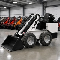 Livraison Gratuite Mini Chargeuse Compacte 4x4 1.1T avec Moteur Kubota Yanmar - Certifiée CE EPA, Attache Rapide, Direct Usine