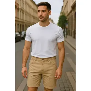 Pantaloncini Bermuda Slim Fit da Uomo Adrenaline, Vita Media, in Cotone, Stile Casual per Adulti - Product Image 3