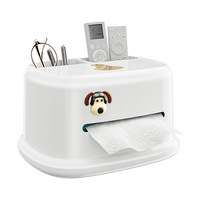 Boîte à mouchoirs en plastique, design moderne et simple, pour la maison, le salon, la table basse, le restaurant, modèle créatif, luxe léger, multifonctionnel