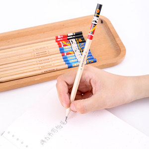 Deli Triangular Pencils Hb Grade For Kids School Use With Sublimation Printing Blue Color - Product Image 3