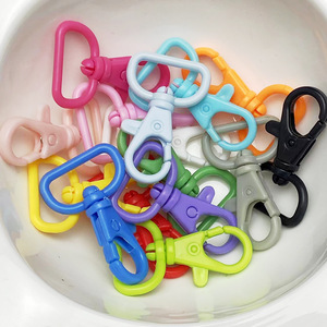 Hebillas de plástico coloridas para bolsos y accesorios, ganchos giratorios duraderos para llaveros - Product Image 2