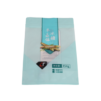 Sachet d'emballage alimentaire haute barrière pour thé, café, bonbons et snacks, faible MOQ, taille personnalisée, pochette verticale avec fermeture éclair
