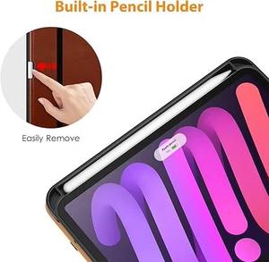 Para iPad Mini 7th (A17 Pro) 2024 y 6th Gen <span class=keywords><strong>2021</strong></span> 8,3 pulgadas, soporte folio de negocios de cuero Premium con múltiples ángulos de visión - Product Image 4