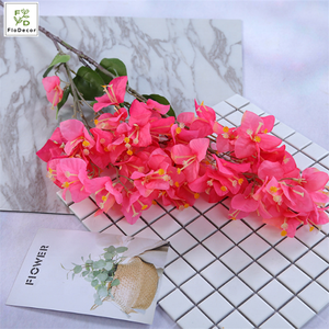 Vente en gros de fleurs de <span class=keywords><strong>bougainvillier</strong></span> artificielles bon marché pour la décoration de magasin d'hôtel de mariage de fête à la maison - Product Image 2