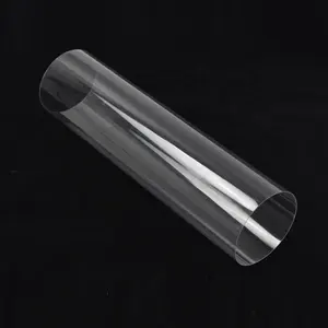 Tubo trasparente rotondo in plastica PVC per applicazione di imballaggio