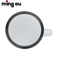 빈 10oz 화이트 머그잔 커피 컵 열전달 승화 코팅 에나멜 머그잔 컵