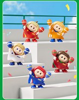 Nouveauté 2026 : Vente en gros de figurines d'anime authentiques MINISO YOYO SURE WIN Series, boîtes mystères, jouets décoratifs tendance pour collection