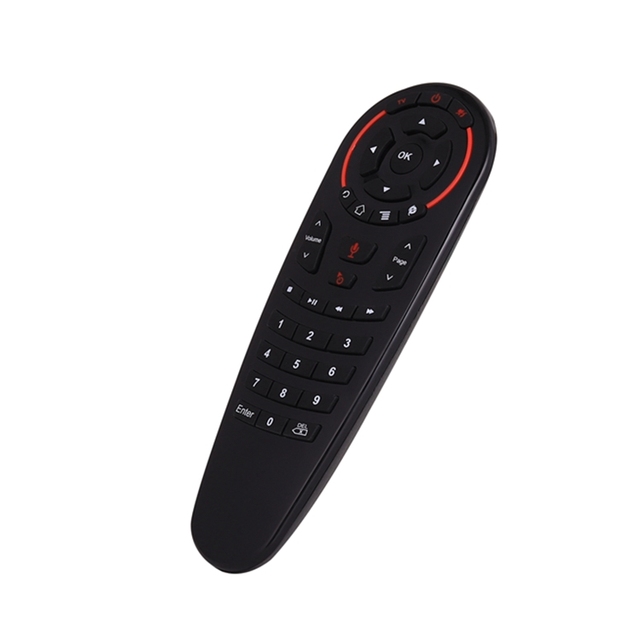 G30S Air Mouse 2.4G Wireless Infrared Learning Button 6 Axis Gyroscope Mini Keyboard AAA Battery Universal Remote for TV Box