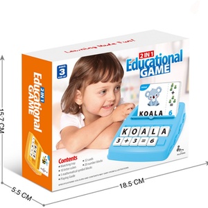 Juguetes Educativos de Plástico para Niños, 2 en 1, para Contar Palabras en Inglés, Combinar Letras y Deletrear, Color Amarillo, 18.5CM - Product Image 6