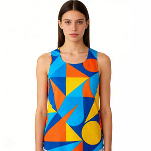 Chaleco Deportivo Unisex de Secado Rápido y Transpirable con Logotipo Personalizado, Chaleco sin Mangas Colorido, Elástico y sin Costuras para Correr, Fitness y Maratón - Product Image 4