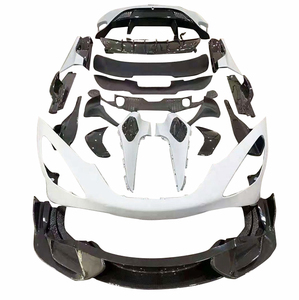 Kit de Carrocería Completo para <span class=keywords><strong>McLaren</strong></span> 720S, Actualización 720S a <span class=keywords><strong>765</strong></span> 765LT, Difusor de Parachoques Delantero, Faldones Laterales, Kit de Carrocería Completo, Estilo Facelift - Product Image 2