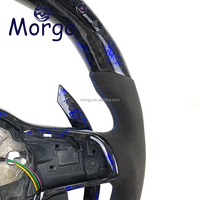 Accessoires de voitures Volant de direction en fibre de carbone forgé à LED pour Volkswagen Golf MK7 MK7.5 R GTI GTS GTE GTD Polo Passat