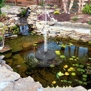 आउटडोर उद्यान पार्क पूल के लिए परिदृश्य पानी पंप सौर फाउंटेन सजावटी, पक्षी स्नान, तालाब - Product Image 2