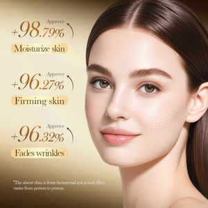 Maschera Facciale al Collagene Levigante Anti-Rughe Aumenta l'Elasticità della Pelle Maschera Facciale Idratante con Acido Ialuronico - Product Image 3