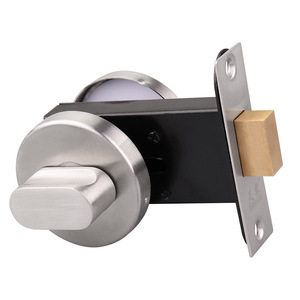 Toilet Indicator <b>Lock</b> Stainless Steel Keyless Deadlock <b>Bathroom</b> Furniture <b>Lock</b> Minimalist Design - Product Image 1