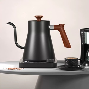 Hervidor de té eléctrico <span class=keywords><strong>con</strong></span> cuello de cisne para café y té <span class=keywords><strong>con</strong></span> producto de café, hervidor eléctrico <span class=keywords><strong>con</strong></span> Control de temperatura mecánico - Product Image 1