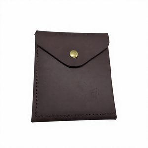 Vintage Leather Bifold <b>Wallet</b> Slim <b>Card</b> Case With Coin Pocket Men's Genuine Leather <b>Wallet</b> Custom Logo <b>Wallet</b> <b>For</b> Men - Product Image 5