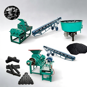 Máquina para hacer carbón de cáscara de coco, máquina para hacer carbón de bambú en cubos, máquina mezcladora de carbón en polvo, suministro de fábrica - Product Image 1