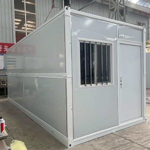 Cài đặt đơn giản có thể gập lại gấp phẳng gói prefab vận chuyển <span class=keywords><strong>container</strong></span> nhà cho cuộc sống cắm trại - Product Image 4