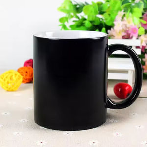 Tasses en céramique en grès vierges de 11 oz, personnalisables par changement de couleur magique, pour sublimation DIY de vos photos, thème Rentrée des classes, style minimaliste - Product Image 3