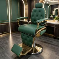 Chaise de Salon de coiffure, chaise de barbier classique, fabricant de meubles de Style ancien, fauteuil de barbier Poltrona de barbier, français nera
