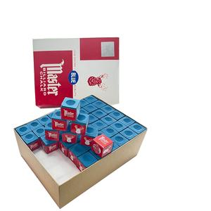 Vente chaude 144 pièces par boîte Blue Oiliness Master Billiards Chalk - Product Image 4