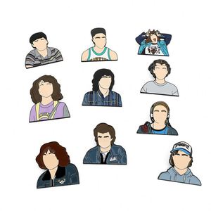 Spille in Smalto Duro di Personaggi <span class=keywords><strong>TV</strong></span> <span class=keywords><strong>Serie</strong></span> Stranger Things, Nuova Spilla di Design per Cappelli e Bavette, Accessorio Moda all'Ingrosso - Product Image 5