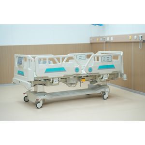 Guanghua Fabrik Säulenmotor Elektrisches Siebenfunktions-Wiegebett Körper Links-Rechts-Neigung Intensivpflegebett - Product Image 2