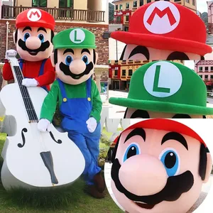 2023 New High Quality Customized Cartoon <strong>Character</strong> Costumes 100% Kind Shooting <strong>Super</strong> Bros Mascot Costume