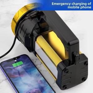 Lampe torche portable super lumineuse longue portée à énergie solaire pour la randonnée, <span class=keywords><strong>le</strong></span> <span class=keywords><strong>camping</strong></span>, l'extérieur et la maison, haute puissance - Product Image 4