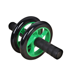 Roues d'exercice pour abdominaux en ABS, équipement <span class=keywords><strong>de</strong></span> musculation à domicile avec tapis <span class=keywords><strong>de</strong></span> sol et roulettes, matériel d'entraînement abdominal en plastique ABS - Product Image 3