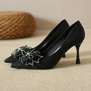 Chaussures à talon pour femme Bigtree Shoes, couleur dégradée, talons brillants néon, escarpins de créateur à bout pointu, talons tendance pour femmes - Product Image 3