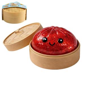 Juguetes Antiestrés de Peluche con Forma de Bollo Arcoíris, Caja Misteriosa Sorpresa 3+, Juguetes Sensoriales Unisex, Bollos Coloridos con Purpurina en Cesta - Product Image 6