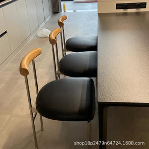 Nordic Solid Wood Dining Chair With Wooden <b>Backrest</b> Modern Minimalist Design For Dining Room Adult Use - Product Image 4