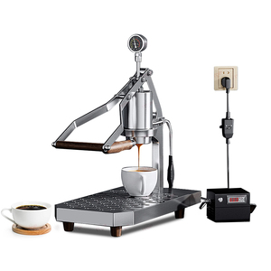 Mesin pembuat kopi restoran, Maquina untuk Cafe Express Espresso otomatis Cappuccino mesin kopi komersial - Product Image 6