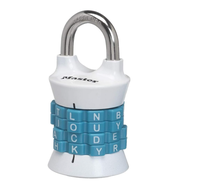Serrure à combinaison de mots Master Lock, définissez votre propre serrure de lettre de mot.