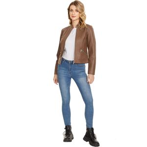 Womens Genuine Leather <b>Jacket</b> New Fashionable Design Premium Quality Customizable Sheepskin Leather <b>Jacket</b> - Product Image 5