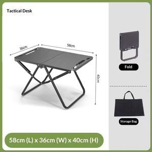 Table de <span class=keywords><strong>camping</strong></span> pliable d'extérieur, installation rapide, table multifonctionnelle pour la randonnée, la pêche et l'utilisation en extérieur - Product Image 3
